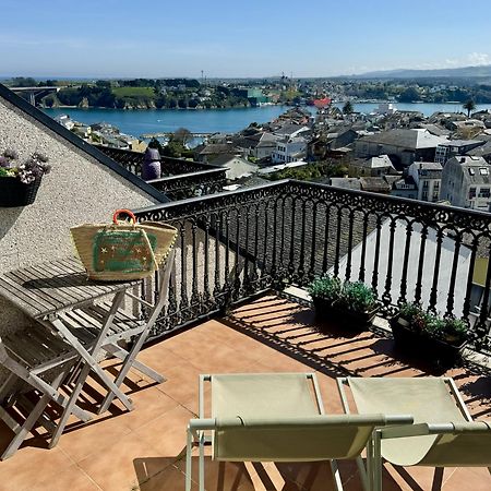 Moderno Piso Con La Mejor Terraza De Ribadeo Y Vistas Maravillosas エクステリア 写真
