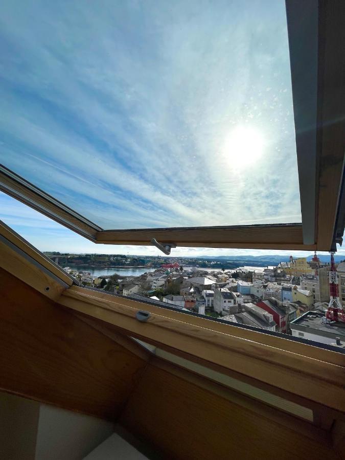 Moderno Piso Con La Mejor Terraza De Ribadeo Y Vistas Maravillosas エクステリア 写真