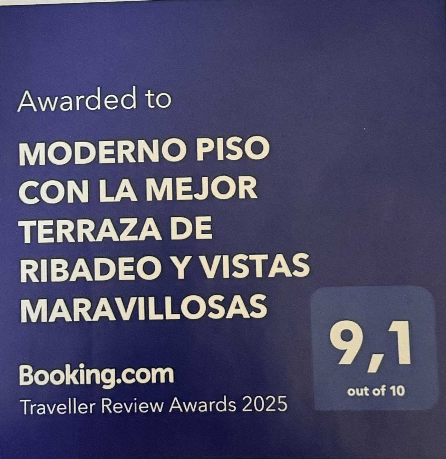 Moderno Piso Con La Mejor Terraza De Ribadeo Y Vistas Maravillosas エクステリア 写真